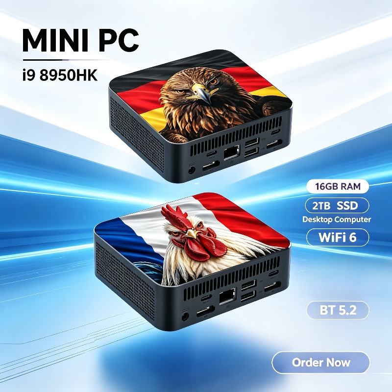 Pc Gaming Mini - Intel i9 8950HK 2026 Mini Desktop