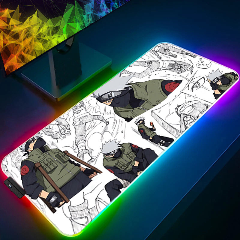 RGB Mouse Pad Naruto Kakashi H - đánh giá và giá Pc Gaming Naruto