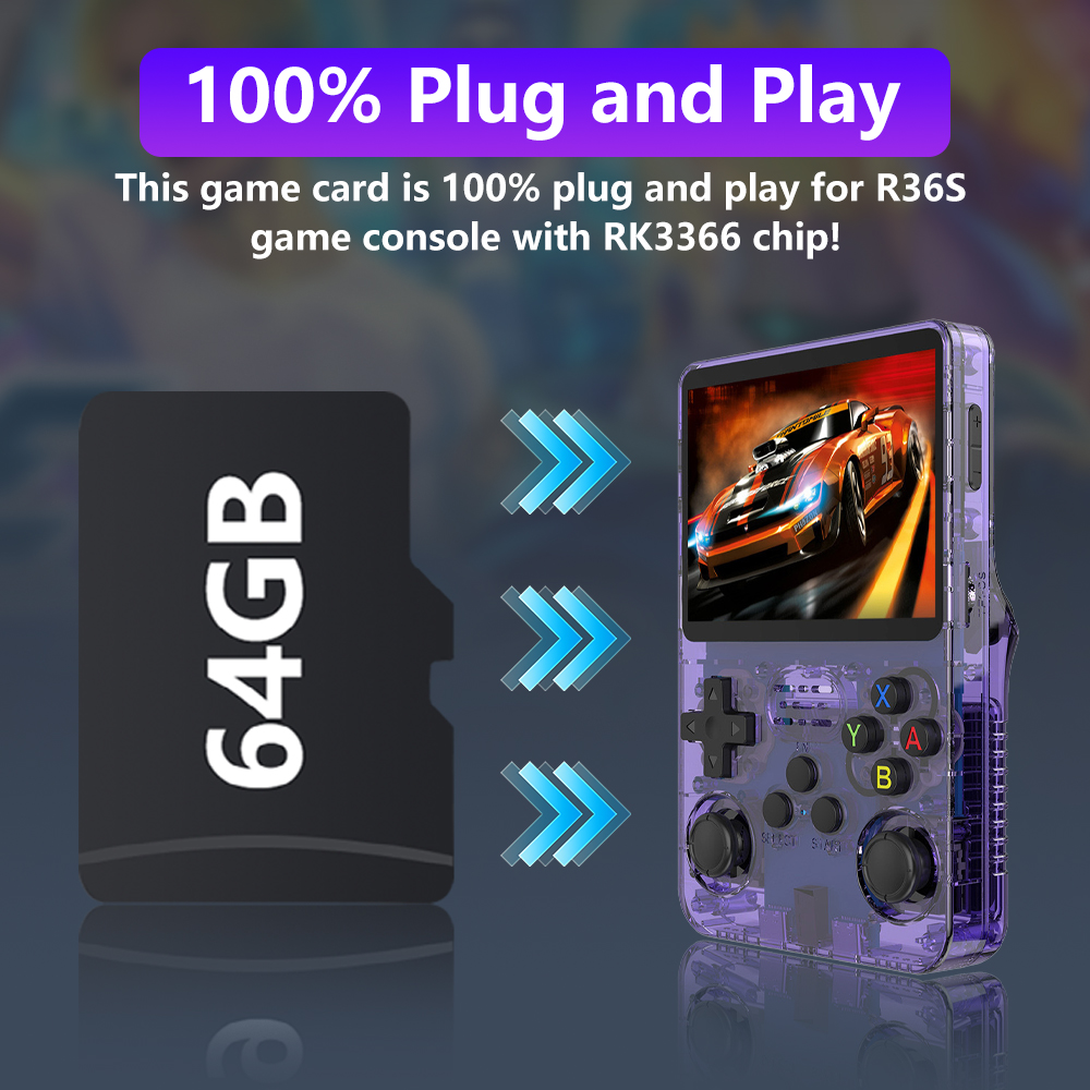 64GB Game Card for R36S Game C - đánh giá và giá Pc Gaming Emulator