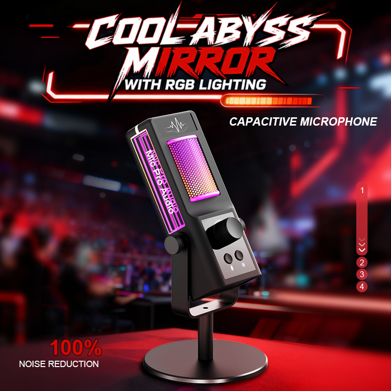 Rgb condenser microphone podca - đánh giá và giá Pc Gaming Live Streaming