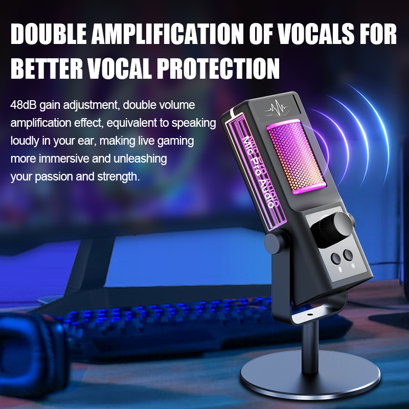 Rgb condenser microphone podca - đánh giá và giá Pc Gaming Live Streaming