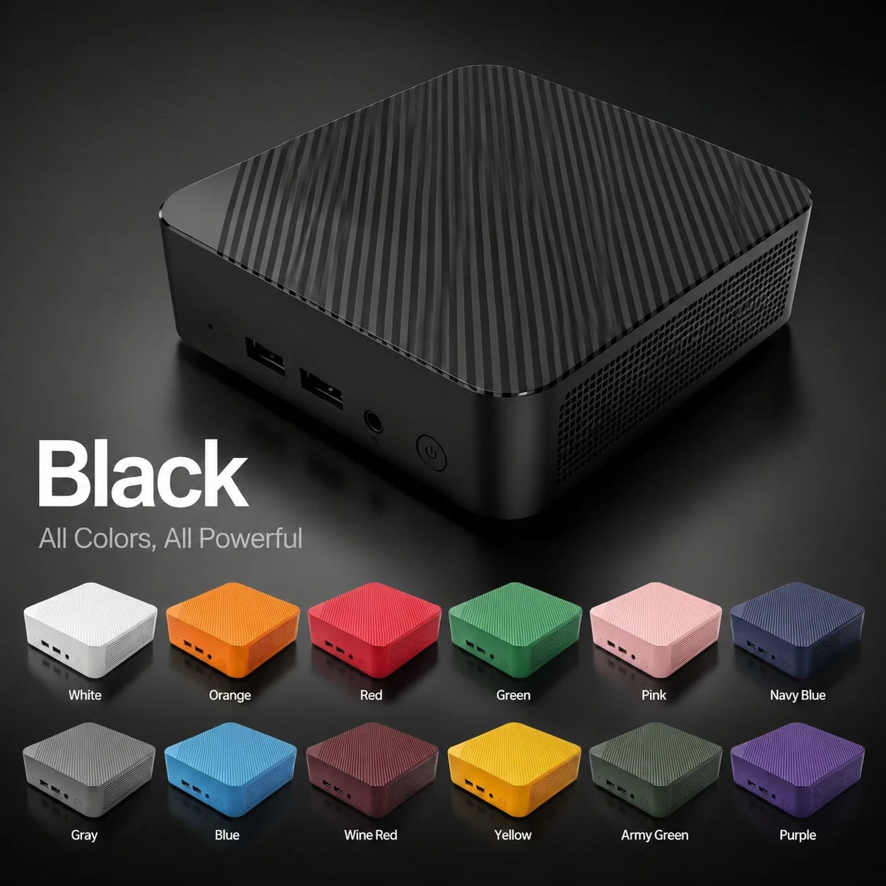 Navy Blue Portable Mini PC Int - đánh giá và giá Pc Gaming Editing