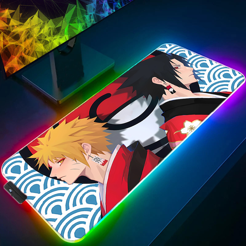 LED Mouse Pad durable anime Ga - đánh giá và giá Pc Gaming Naruto