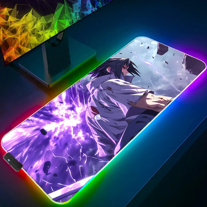 LED Mouse Pad durable anime Ga - đánh giá và giá Pc Gaming Naruto